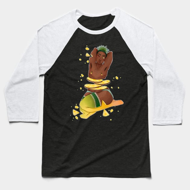 Pineapple Baseball T-Shirt by Void Dust